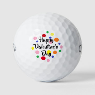 Balles De Golf Balls de golf Heureuses Saintes-Valentin