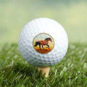 Balles De Golf Bals de golf Bay Horse Galloping (T-shirt Insitu)