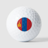 Balles De Golf Bals de golf de Mongolie, patriotes du drapeau mon (Recto)