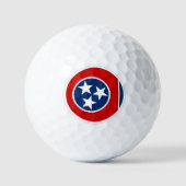 Balles De Golf Bals de golf du Tennessee, drapeau de l'état / Pat (Recto)