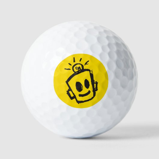 Balles De Golf Bals HAPPY (golf) (Recto)