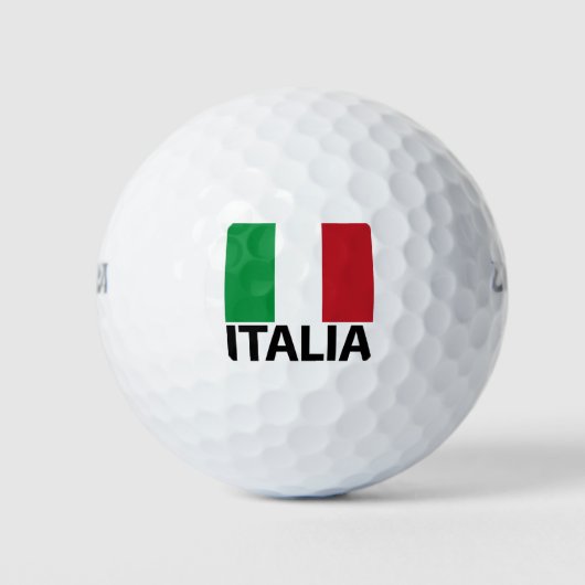Balles De Golf Bandera de Italia-Souvenir (Devant)