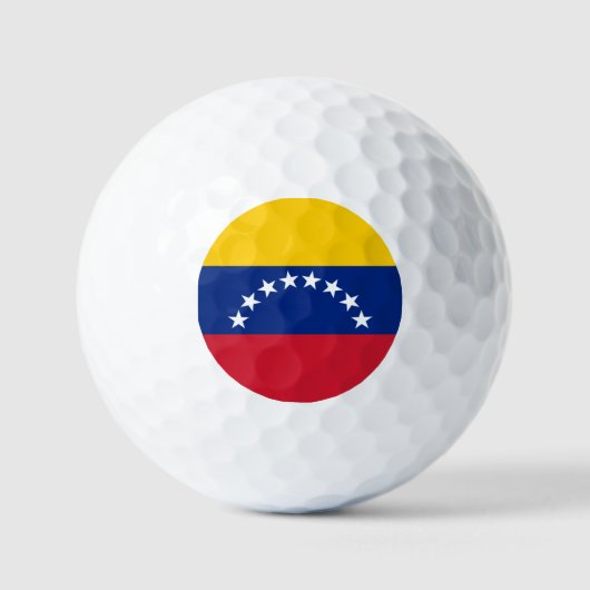 Balles De Golf Bandera de Venezuela (Recto)