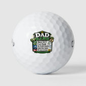 Balles De Golf Banque Papa Drôle (Devant)