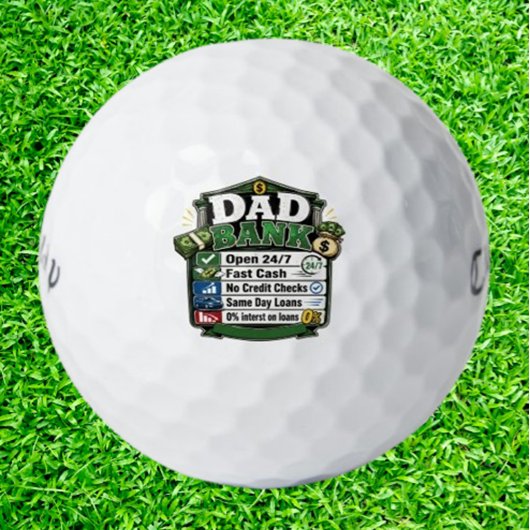 Balles De Golf Banque Papa Drôle