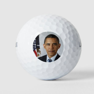 Balles De Golf Barack Obama Président américain Portrait de la Ma