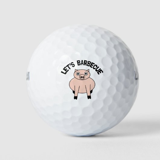 Balles De Golf Barbecue (Devant)