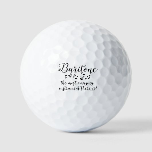 Balles De Golf Baritone Extraordinaire (Recto)