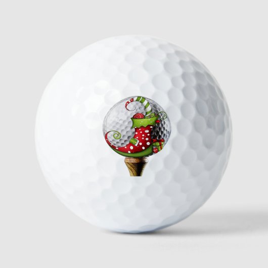 Balles De Golf Bas de Noël (Recto)