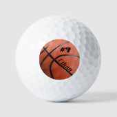 Balles De Golf Basket-ball du Personalized (Recto)