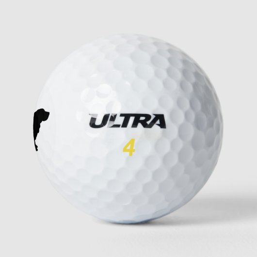 Balles De Golf Basset Hound (Logo)