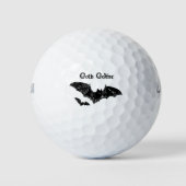 Balles De Golf Bat noir (Devant)