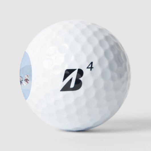 Balles De Golf Bataille de snowball personnalisée Combattre des a (Logo)