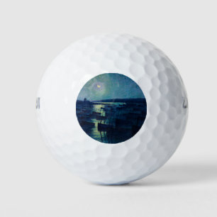 Balles De Golf Bateaux de pêche au clair de lune (Camaret, France