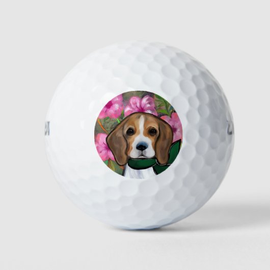 Balles De Golf Beagle (Devant)