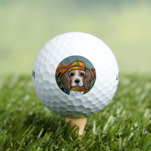 Balles De Golf Beagle (T-shirt Insitu)