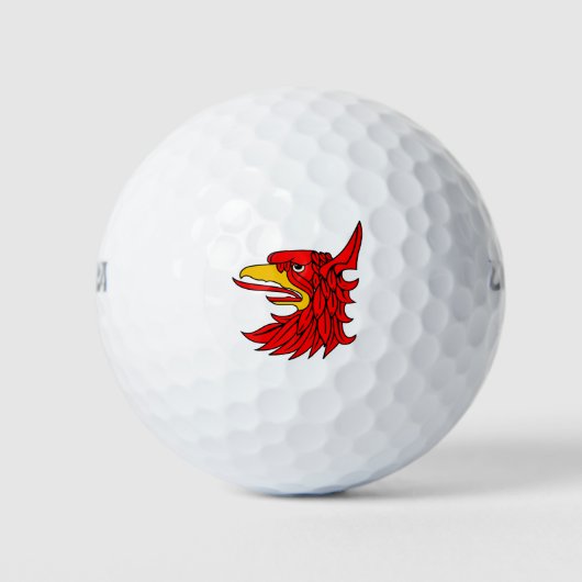 Balles De Golf Beak de la créature rouge d'oiseaux (Devant)