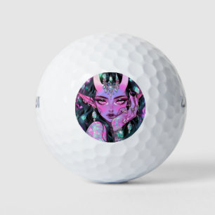 Balles De Golf Beau Imaginaire Demon Elf Anime Girl