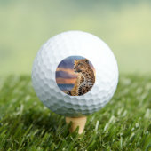 Balles De Golf Beau léopard (T-shirt Insitu)