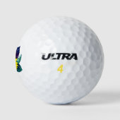 Balles De Golf Beau Tournesol Simple Ouvert (Logo)