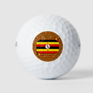 Balles De Golf Beau UG coloré motif de teinte monogramme