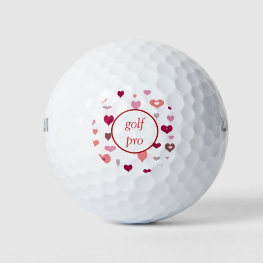 Balles De Golf Beaucoup de Hearts Golf Pro (Devant)