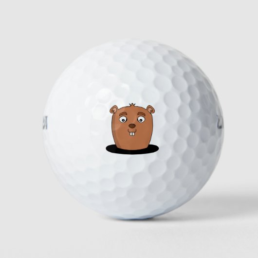 Balles De Golf Beaver coming out (Devant)