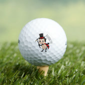 Balles De Golf Bébé mignon avec chapeau et dessin animé de cravat (T-shirt Insitu)