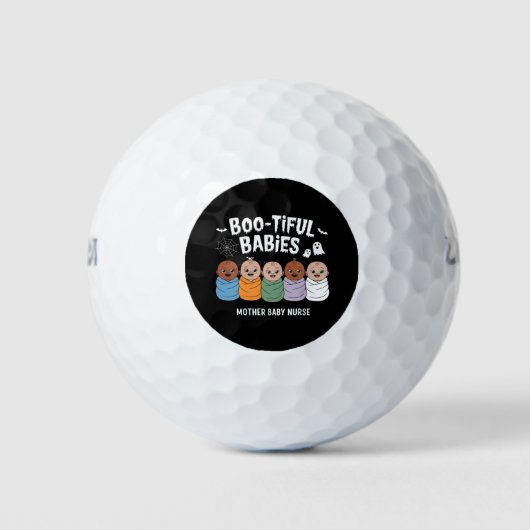 Balles De Golf Bébés Bootiful Infirmière Mère Bébé Halloween  (Devant)