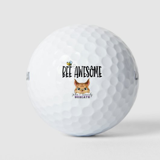 Balles De Golf Bee Awesome (Devant)
