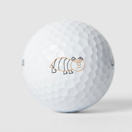 Balles De Golf Bee Bear Golf Balls (Devant)