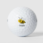 Balles De Golf Bee Design Personalised (Devant)