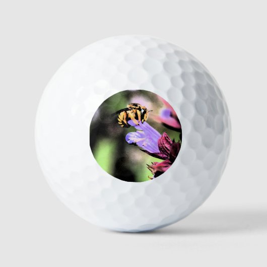 Balles De Golf Bee et Flower va gbcna (Recto)