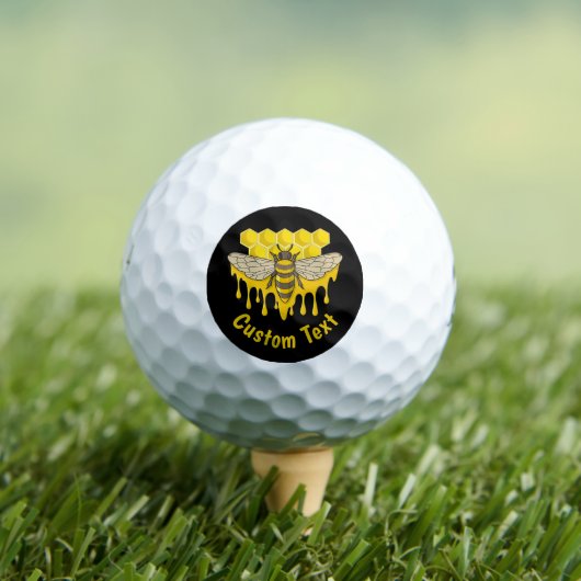 Balles De Golf Bee Hive Honey Golf Balls (T-shirt Insitu)