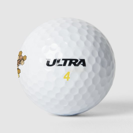 Balles De Golf Bee Honeycomb (Logo)