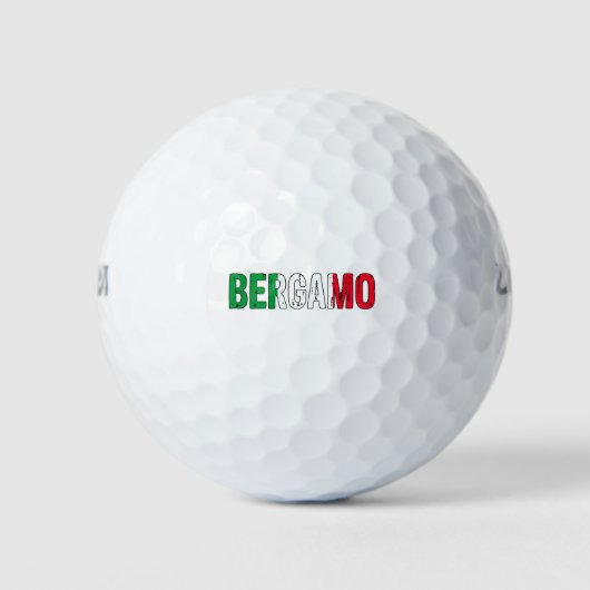 Balles De Golf Bergame Italie (Devant)