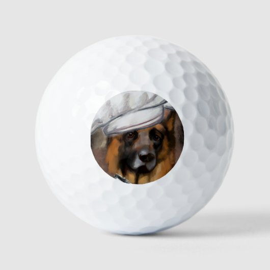 Balles De Golf Berger Allemand (Recto)