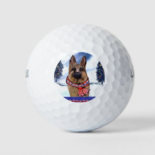 Balles De Golf Berger allemand (Devant)