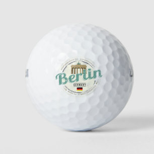 Balles De Golf Berlin Allemagne Porte de Brandebourg Souvenir Vin