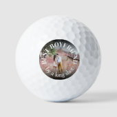 Balles De Golf Best Boyfriend Love Photo Golf Balls (Recto)