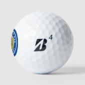 Balles De Golf Best Chien Papa Photo Par Nom Golf Balls (Logo)