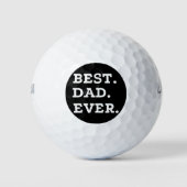 Balles De Golf Best Dad Ever (Devant)