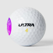 Balles De Golf BEST DAD OF PAR Gradient Design simple (Logo)