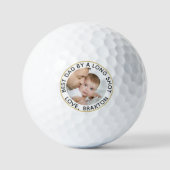Balles De Golf BEST DAD PAR UNE LONGUE PHOTO Personnalisée (Recto)