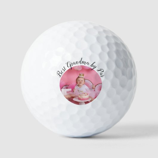 Balles De Golf Best Grandma by Par Photo Custom Value Golf Ball (Recto)