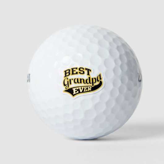 Balles De Golf Best Grandpa (Devant)