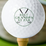 Balles De Golf BEST GRANDPA PAR PAR Funny Green Golf Clubs<br><div class="desc">Pour le grand-père spécial passionné de golf, offrez ce cadeau d'un ensemble de balles de golf avec le dicton drôle BEST GRANDPA BY PAR dans un texte vert modifiable couleur et blanc. Grand cadeau pour le grand-père golfeur pour la fête des grands-parents, la Fête des pères, son anniversaire ou un...</div>