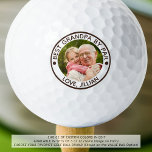 Balles De Golf BEST GRANDPA PAR PAR Photo Personnalisé Brown<br><div class="desc">Pour le grand-père amateur de golf spécial, créez une photo-balle de golf unique avec le dicton amusant éditable BEST GRANDPA BY PAR et votre texte personnalisé dans votre choix de couleurs (montré en marron). Un cadeau significatif pour grand-père pour son anniversaire, la fête des grands-parents, la Fête des pères ou...</div>