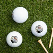 Balles De Golf Best HUSBAND Love Photo Golf Balls (Herbe in situ)
