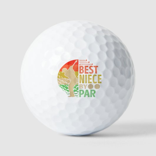 Balles De Golf Best NIECE By Par Golf Golfer (Recto)